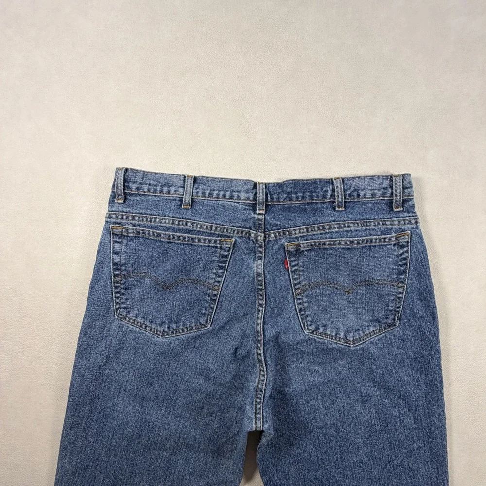 Vintage Levis 550 Relaxed Fit Tapered Leg Jeans Mens 38x32 Blue 1993 USA